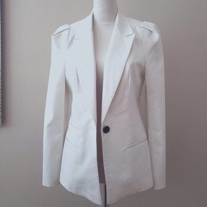 1 State White Blazer